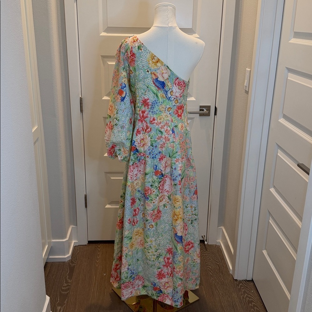 FARM Rio One-Shoulder Long Floral Dress Size M - Picture 9 of 10